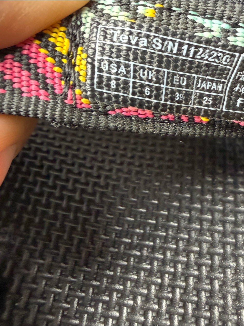 Teva Original Universal Sandals Boomerang Pink - Women's Size 8 - Picture 3 of 4